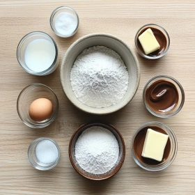 Step-by-step preparation of Nutella-Filled Mini Pancake Bombs showing ingredients and initial cooking steps