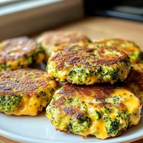 Crispy Broccoli Cheese Patties recipe