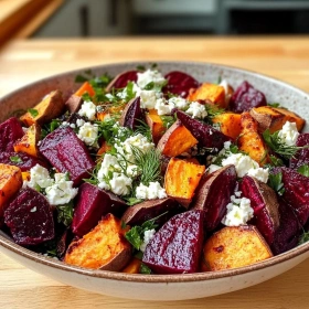 Creamy Roasted Beet Salad recipe