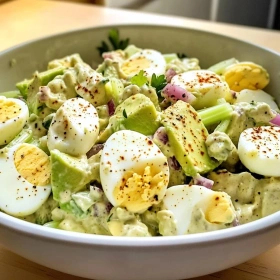 Creamy Avocado Egg Salad recipe