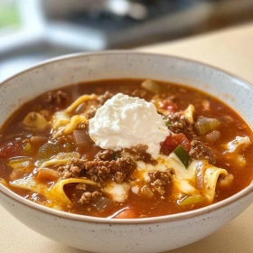 Dairy Free Lasagna Soup recipe