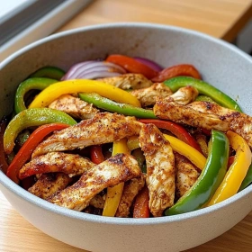 Air Fryer Chicken Fajitas recipe