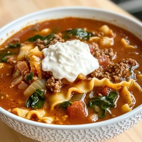 Dairy Free Lasagna Soup recipe